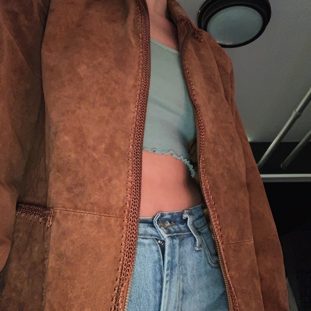 Christopher & banks suede jacket